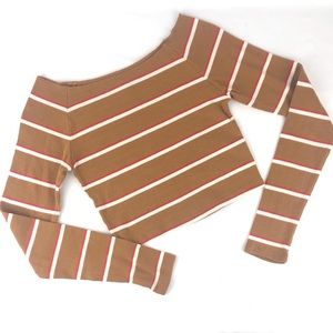 Wild Fable Off the Shoulder Crop Top